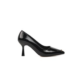 Ayakmod 357069 Siyah Taşlı Kadın Stiletto