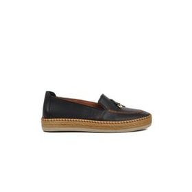 Ayakmod 394162 Siyah Hakiki Deri Kadın Loafer Ayakkabı