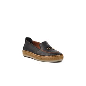 Ayakmod 394162 Siyah Hakiki Deri Kadın Loafer Ayakkabı