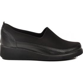 Ayakmod 651586 Z Siyah Floter Tekstil Kadın Günlük Ayakkabı
