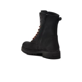 Ayakmod 90006-9 Siyah Nubuk Hakiki Deri Unisex Bot