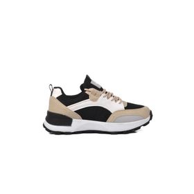 Ayakmod 9927-24Y Siyah Bej Unisex Sneaker Ayakkabı