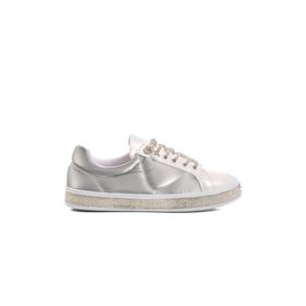 Ayakmod A201 Bağcıklı Taşlı Beyaz Kadın Sneaker Ayakkabı