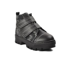 Ayakmod Arz 2301004-P Siyah Kamuflaj Unisex Çocuk Bot