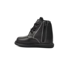 Ayakmod Arz 2301005-B Siyah Desenli İçi Kürklü Unisex Çocuk Bot