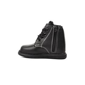 Ayakmod Arz 2301005-B Siyah Desenli İçi Kürklü Unisex Çocuk Bot