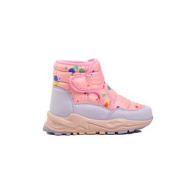 Ayakmod FY222-F Pembe-Lila İçi Polarlı Çocuk Kar Botu