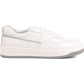 Ayakmod LO2140-2090 M Beyaz Hakiki Deri Erkek Casual Ayakkabı