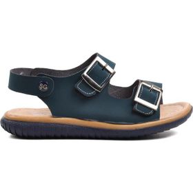 Ayakmod ŞNG 1530-F Lacivert Nubuk Erkek Çocuk Sandalet