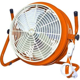 Ayas Akrep Retro Yer Tipi Turuncu Sanayi Vantilatörü