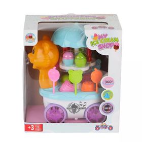 Ayatoys 40265 Müzikli Işıklı Dondurma Arabası Eğitici Oyuncak
