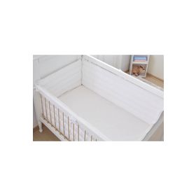 Aybi Baby 3 Parça Beyaz 80x140 cm Beşik Kenar Koruyucu Set