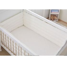 Aybi Baby Basic Beyaz 80x140 cm Bebek Yan Koruma Seti