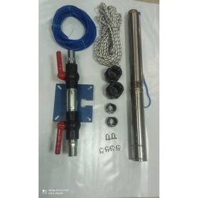 Aycı Mühendislik 4SD6/8 1 Hp Alarko Trifaze 50 mt Yassı Kablolu 100 mt Halatlı Çift Vanalı Akıtma Başlıklı Takım Dalgıç Pompa