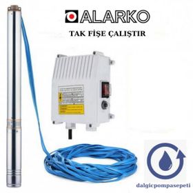 Aycı Mühendislik 4SDM4/10 1 Hp Alarko Monofaze 50 mt Kablolu Panolu Takım Dalgıç Pompa