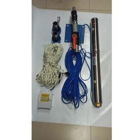 Aycı Mühendislik 4SDM6/8 1 Hp Alarko 35 mt Yassı Kablolu Panolu 70 mt Halatlı Çift Vanalı Akıtma Başlıklı Monofaze Takım Dalgıç Pompa