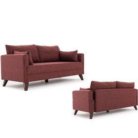 Aydam Bella Soft Yataklı Bordo Üçlü Koltuk