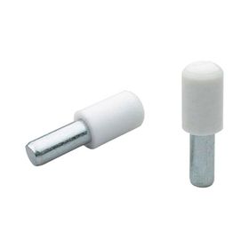 Ayder 1807 Beyaz 4 mm 10 mm 25 Adet Plastik Başlı Metal Raf Pimi