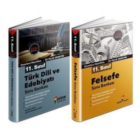 Aydın 11. Sınıf Edebiyat + Felsefe Soru Bankası Seti 2 Kitap 2023