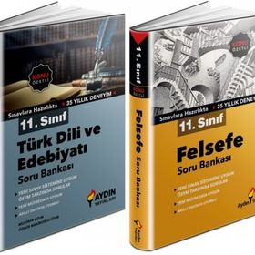 Aydın 11. Sınıf Edebiyat + Felsefe Soru Bankası Seti 2 Kitap 2023