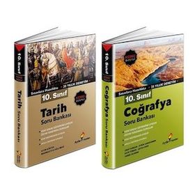 Aydın 2 Kitap 2023 10. Sınıf Tarih + Coğrafya Soru Bankası Seti