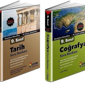 Aydın 2 Kitap 2023 10. Sınıf Tarih + Coğrafya Soru Bankası Seti