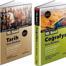 Aydın 2 Kitap 2023 10. Sınıf Tarih + Coğrafya Soru Bankası Seti