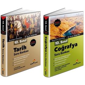 Aydın 2 Kitap 2023 10. Sınıf Tarih + Coğrafya Soru Bankası Seti