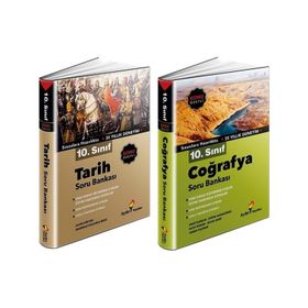 Aydın 2 Kitap 2023 10. Sınıf Tarih + Coğrafya Soru Bankası Seti