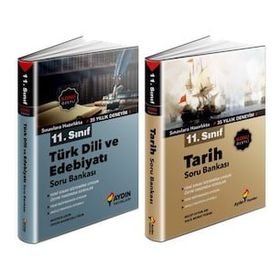 Aydın 2 Kitap 2023 11. Sınıf Edebiyat + Tarih Soru Bankası Seti