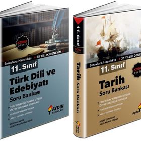 Aydın 2 Kitap 2023 11. Sınıf Edebiyat + Tarih Soru Bankası Seti
