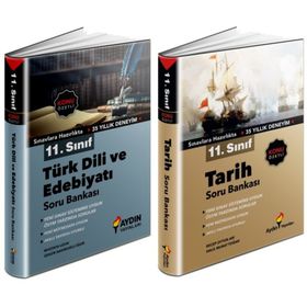 Aydın 2 Kitap 2023 11. Sınıf Edebiyat + Tarih Soru Bankası Seti