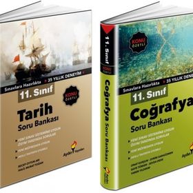 Aydın 2 Kitap 2023 11. Sınıf Tarih + Coğrafya Soru Bankası Seti