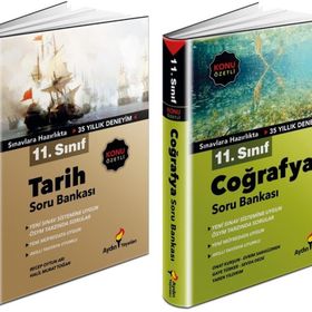 Aydın 2 Kitap 2023 11. Sınıf Tarih + Coğrafya Soru Bankası Seti