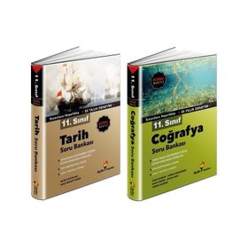 Aydın 2 Kitap 2023 11. Sınıf Tarih + Coğrafya Soru Bankası Seti