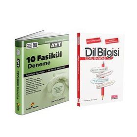 Aydın AYT 10 Fasikül Deneme ve AKM Dil Bilgisi Soru Bankası Seti 2 Kitap