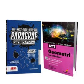 Aydın Ayt Geometri ve Akm Paragraf Soru Bankası Seti 2 Kitap