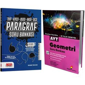 Aydın Ayt Geometri ve Akm Paragraf Soru Bankası Seti 2 Kitap