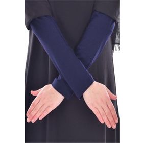 Aydın Bone Tesettür Lacivert Düz Kolluk