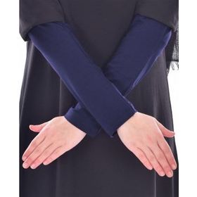 Aydın Bone Tesettür Lacivert Düz Kolluk