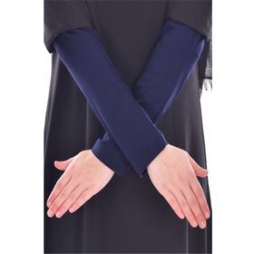 Aydın Bone Tesettür Lacivert Düz Kolluk