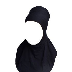Aydın Bone Tesettür Siyah Düz Kolluk