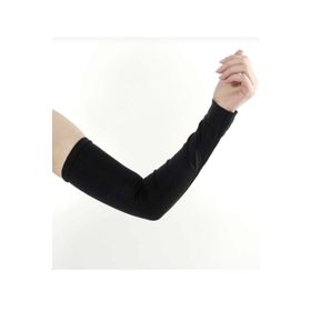 Aydın Bone Tesettür Siyah Düz Kolluk