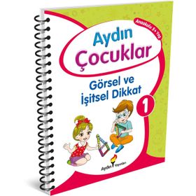 Aydın Çocuklar Görsel ve İşitsel Dikkat 1 Anaokulu 5 Yaş-Aydın Yayınları