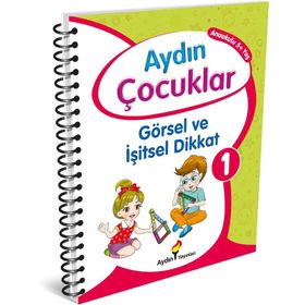 Aydın Çocuklar Görsel ve İşitsel Dikkat 1 Anaokulu 5 Yaş-Aydın Yayınları