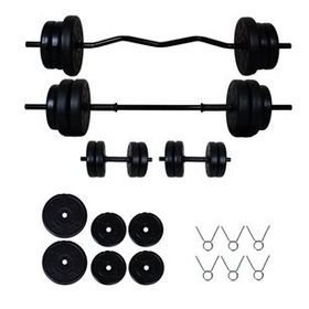 Aydın Sport 28 kg Z Bar Halter Seti ve Dambıl Seti