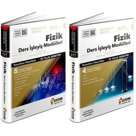 Aydın Tyt Ayt Fizik Konu Özetli Ders İşleyiş Modülleri Seti 2 Kitap 2023