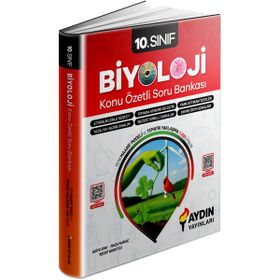 Aydın Yayınları 10. Sınıf Biyoloji Konu Özetli Soru Bankası