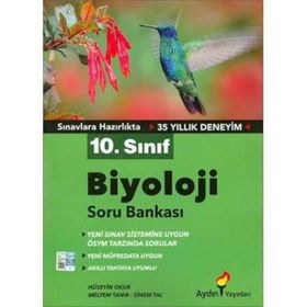 Aydın Yayınları 10.Sınıf Biyoloji Soru Bankası