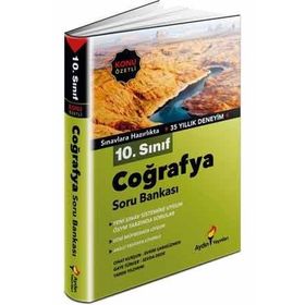 Aydın Yayınları 10.Sınıf Coğrafya Konu Özetli Soru Bankası